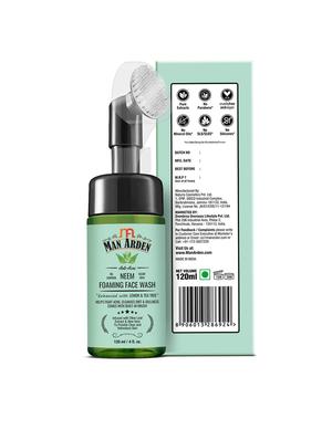 man arden anti acne neem foaming face wash with built-in brush - 17457614 - Standard Image - 3