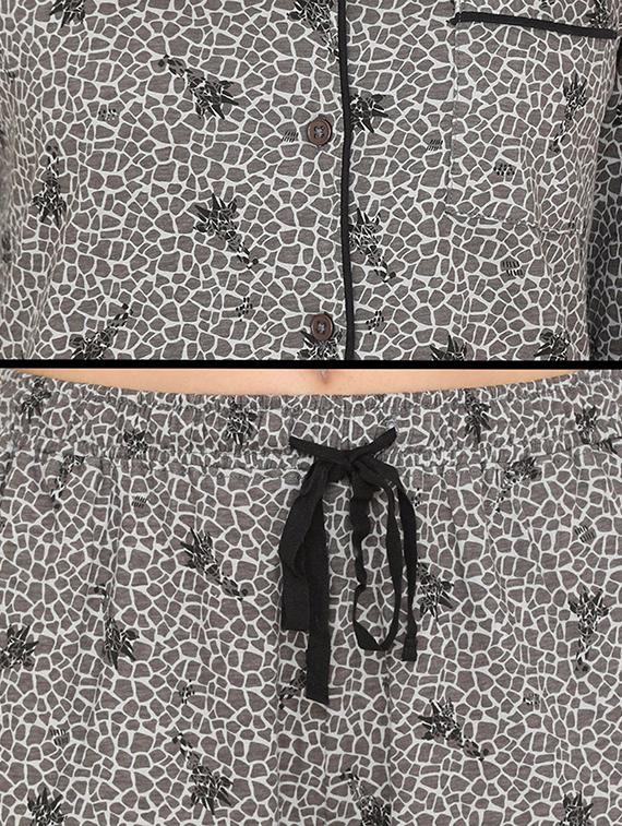 printed pyjama nightwear set - 17457621 - Zoom Image - 4