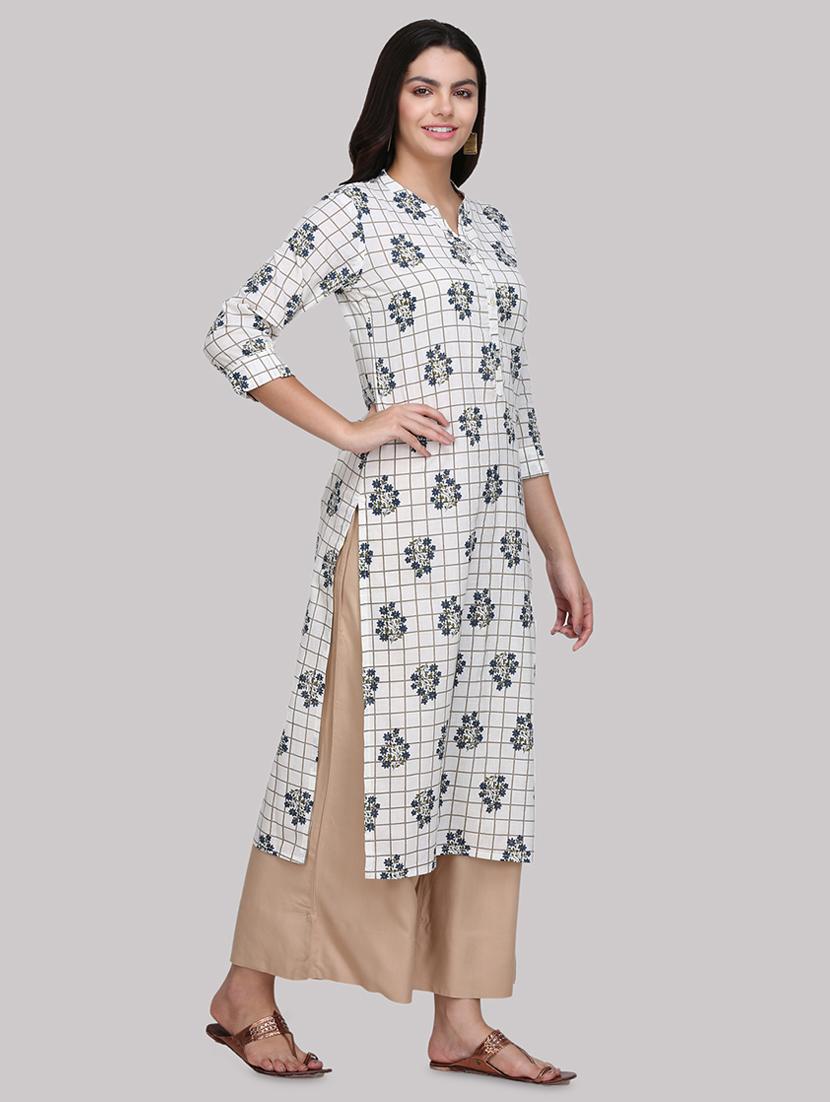 printed straight kurta - 17457666 - Zoom Image - 2