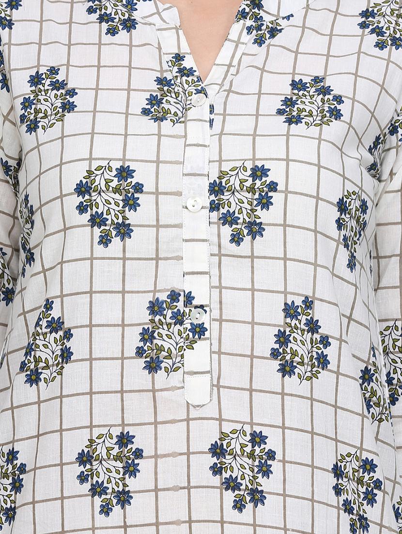 printed straight kurta - 17457666 - Zoom Image - 4