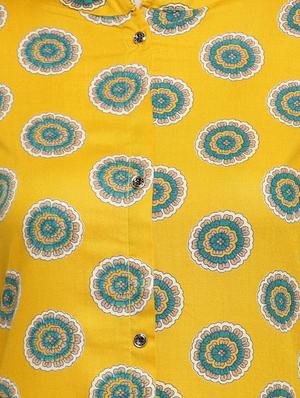 printed straight kurta - 17457673 - Standard Image - 4