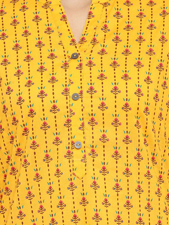 printed straight kurta - 17457677 - Zoom Image - 4