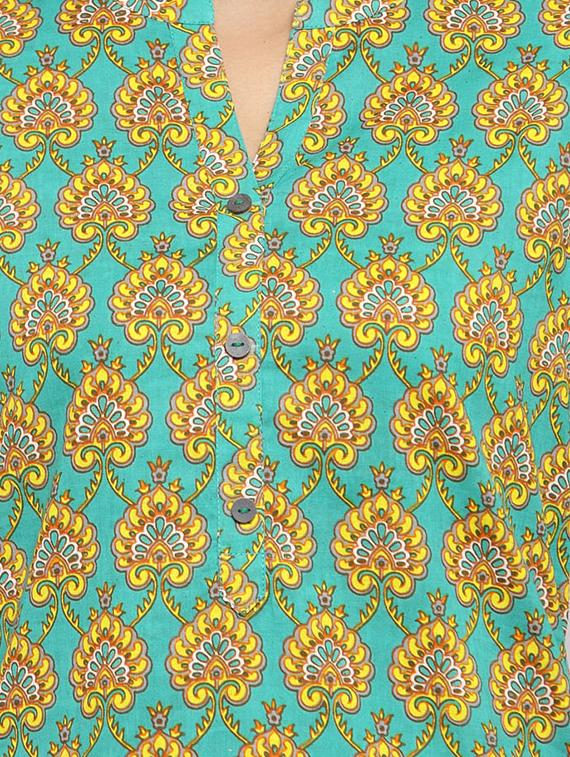 printed straight kurta - 17457685 - Zoom Image - 4