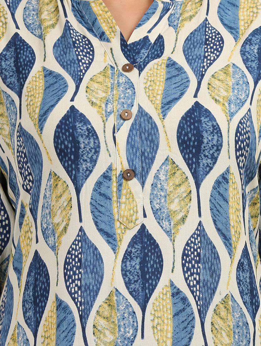 printed straight kurta - 17457687 - Zoom Image - 4