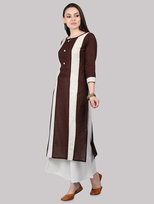 printed straight kurta - 17457689 - Standard Image - 2