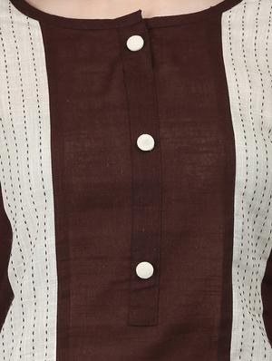 printed straight kurta - 17457689 - Standard Image - 4