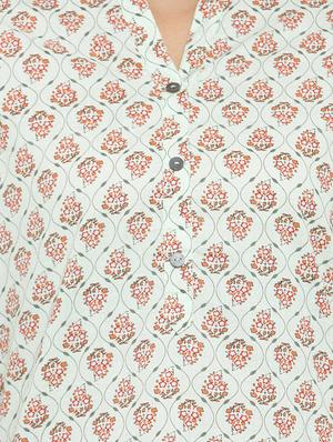 printed straight kurta - 17457708 - Standard Image - 4