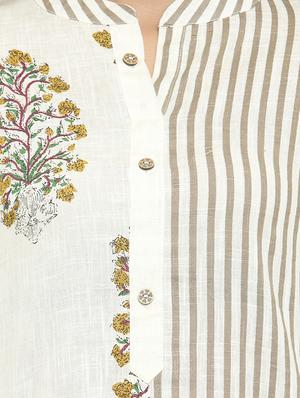floral straight kurta - 17457716 - Standard Image - 4