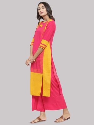 paisley straight kurta - 17457735 - Standard Image - 2
