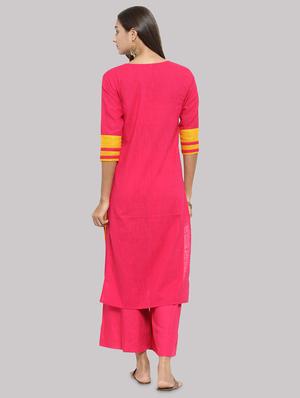 paisley straight kurta - 17457735 - Standard Image - 3