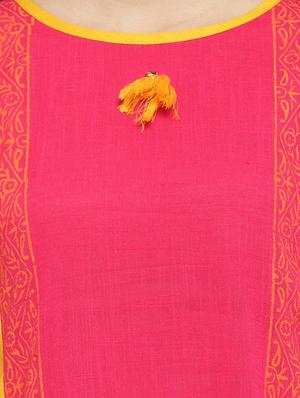 paisley straight kurta - 17457735 - Standard Image - 4