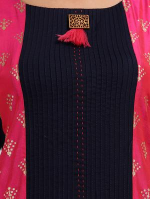 printed straight kurta - 17457740 - Standard Image - 4