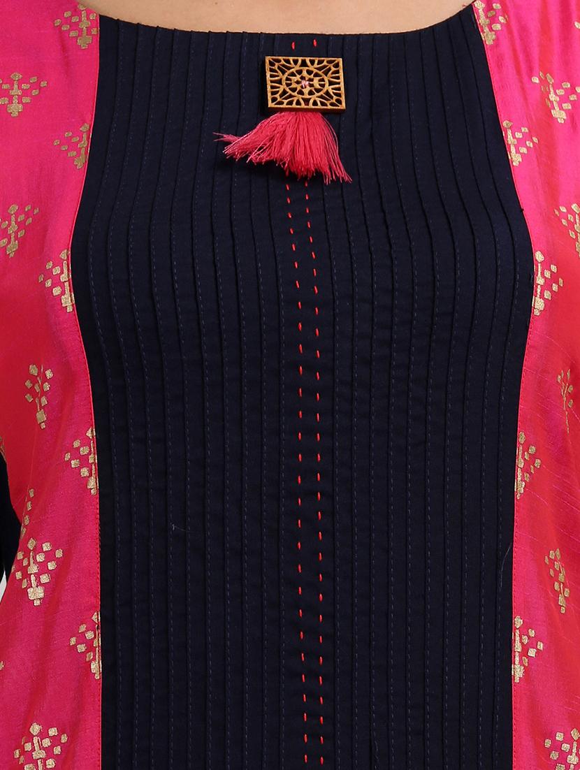 printed straight kurta - 17457740 - Zoom Image - 4