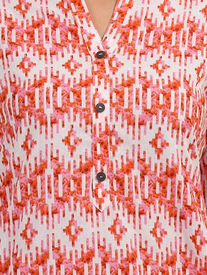 printed straight kurta - 17457741 - Standard Image - 4