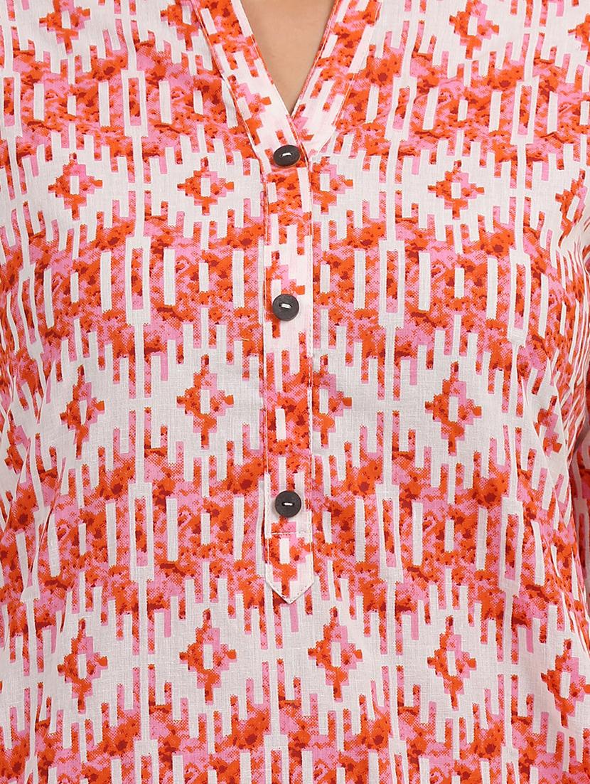 printed straight kurta - 17457741 - Zoom Image - 4
