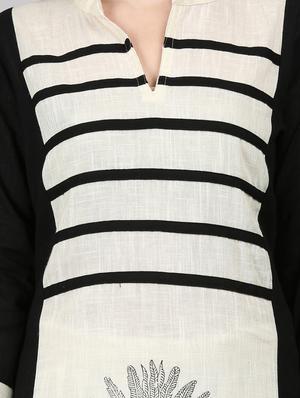 striped straight kurta - 17457742 - Standard Image - 4