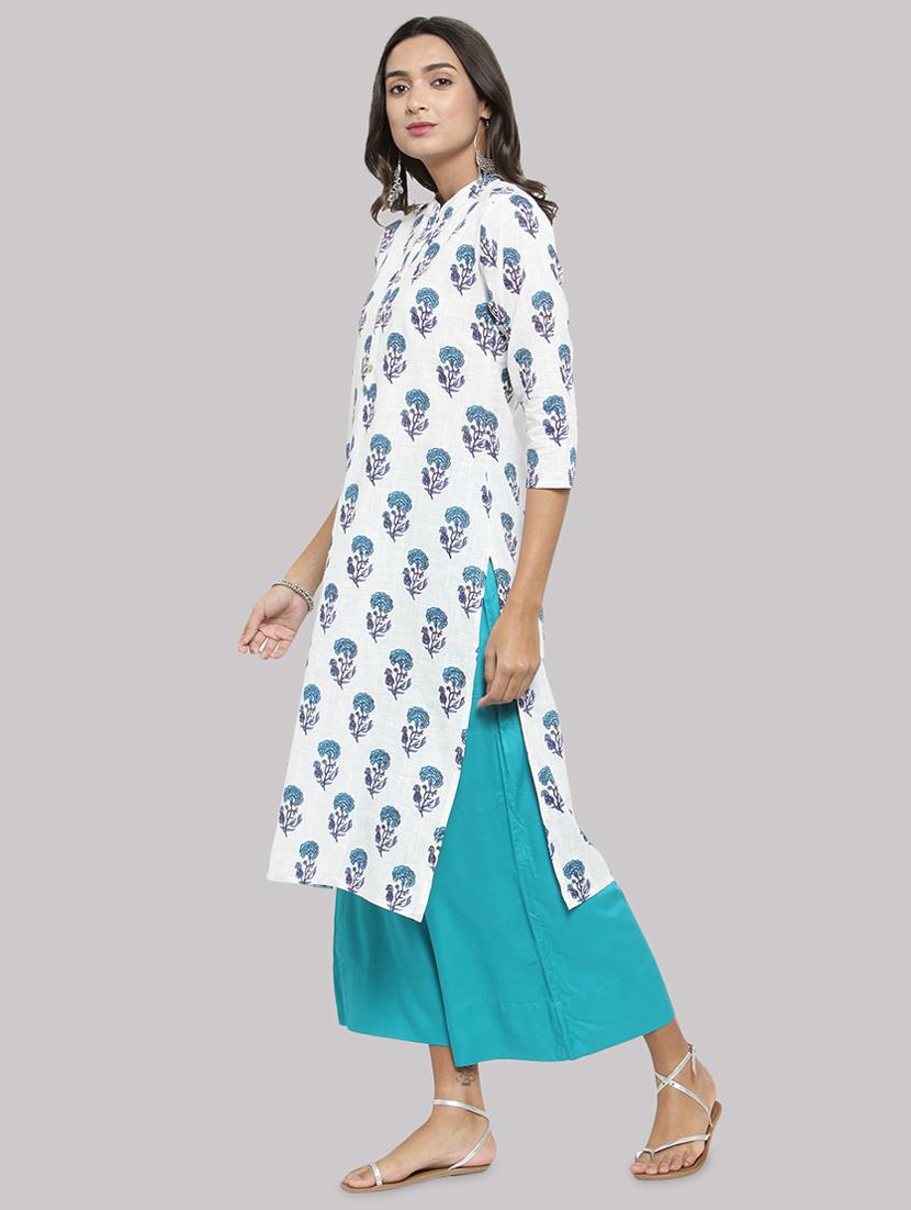 printed straight kurta - 17457747 - Zoom Image - 2