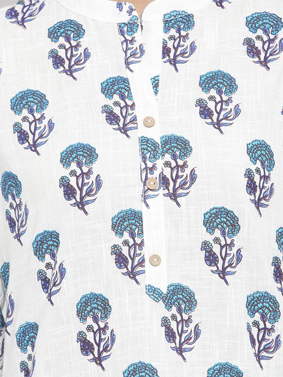 printed straight kurta - 17457747 - Zoom Image - 4