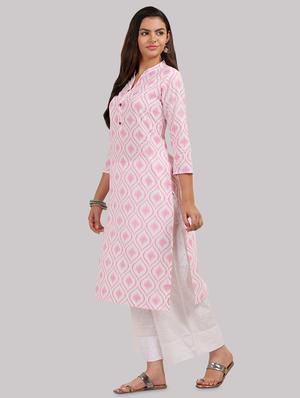 printed straight kurta - 17457748 - Standard Image - 2