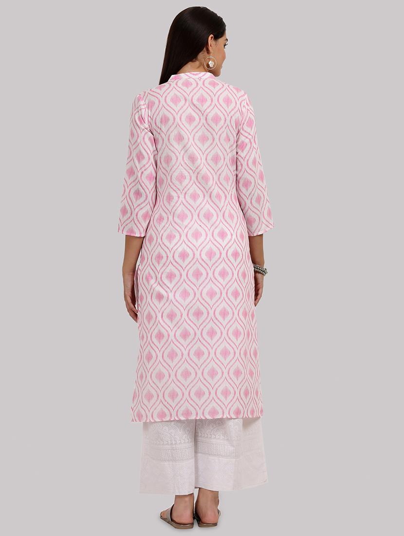 printed straight kurta - 17457748 - Zoom Image - 3