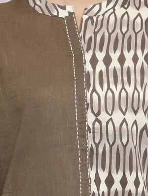 printed straight kurta - 17457752 - Standard Image - 4