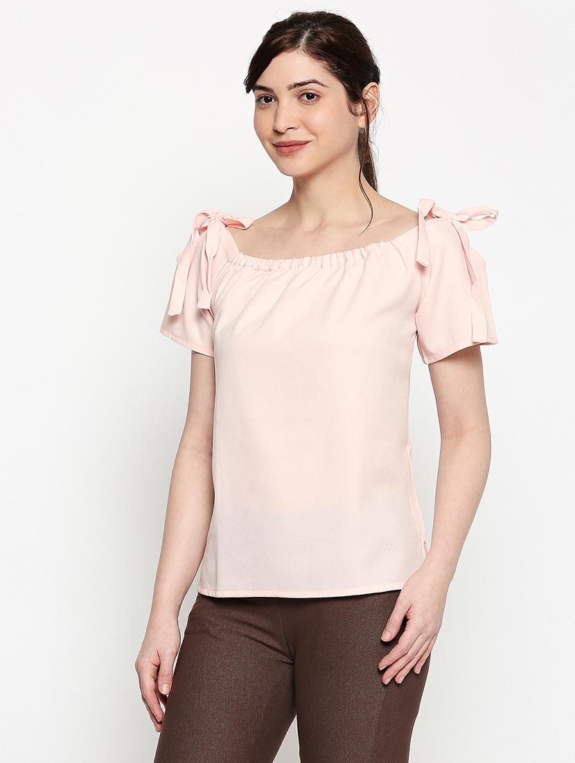 boat neck solid top - 17457773 - Zoom Image - 2