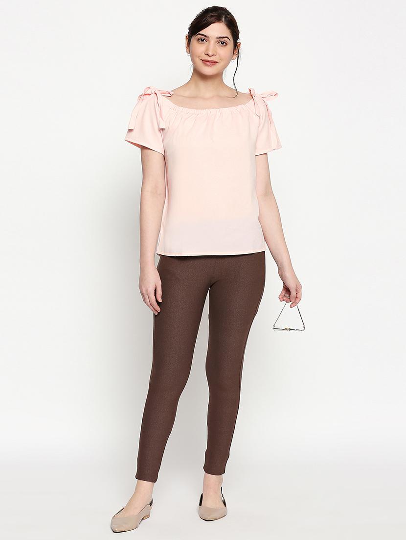 boat neck solid top - 17457773 - Zoom Image - 4