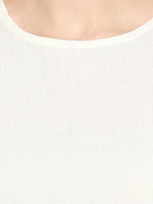 round neck solid top - 17457777 - Standard Image - 5