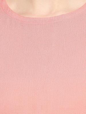 round neck solid top - 17457778 - Standard Image - 5