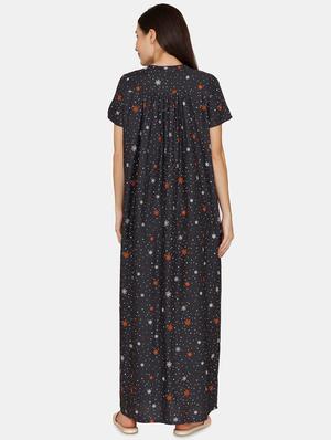 printed nightwear gown - 17457781 - Standard Image - 3