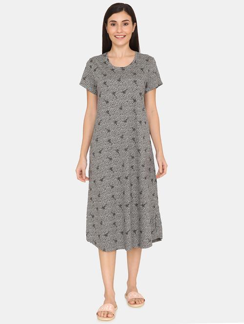 printed nightwear dress - 17457783 - Standard Image - 1