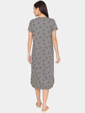 printed nightwear dress - 17457783 - Standard Image - 3