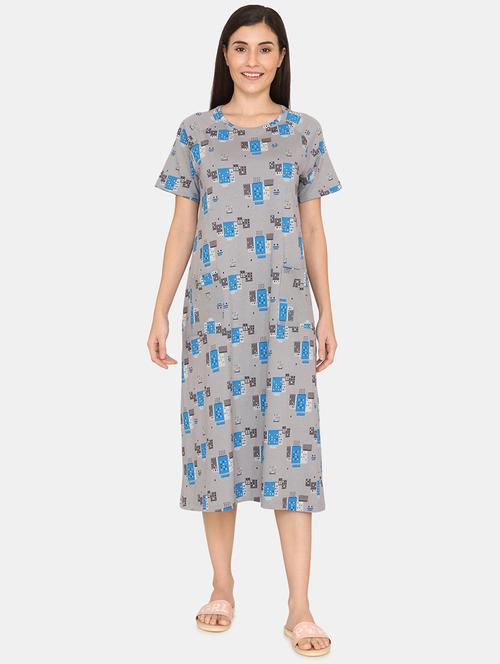 printed nightwear dress - 17457785 - Standard Image - 1