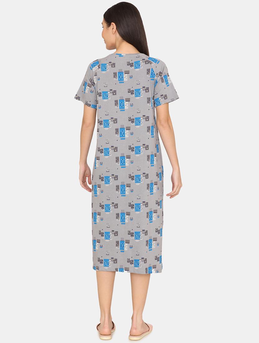 printed nightwear dress - 17457785 - Zoom Image - 3