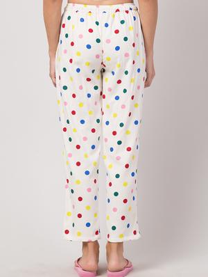 white rayon pajama - 17457794 - Standard Image - 3