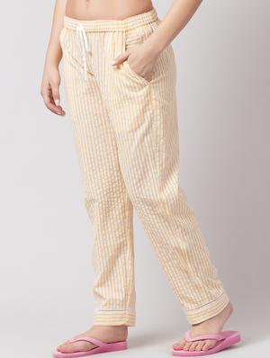 yellow rayon pajama - 17457795 - Standard Image - 2