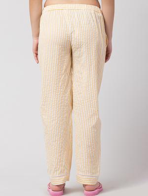 yellow rayon pajama - 17457795 - Standard Image - 3
