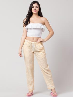 yellow rayon pajama - 17457795 - Standard Image - 4