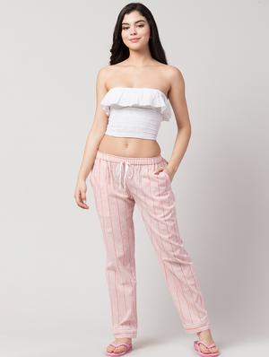 pink rayon pajama - 17457796 - Standard Image - 4