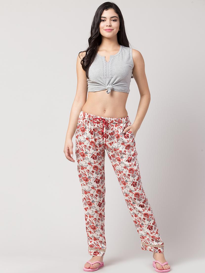 white rayon pajama - 17457797 - Zoom Image - 4