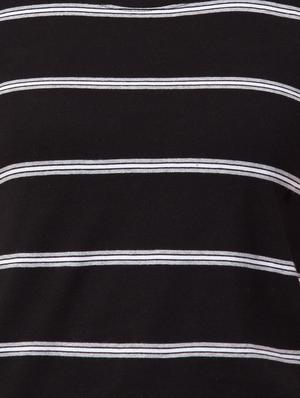 round neck striped tee - 17457798 - Standard Image - 5