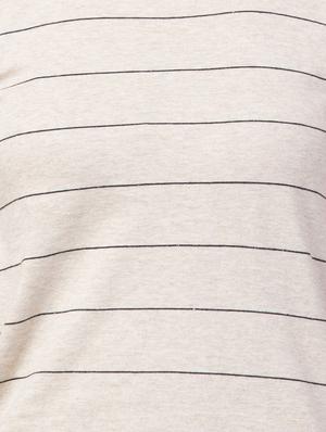 round neck striped tee - 17457800 - Standard Image - 5