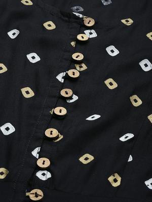 button detail fit & flare dress - 17457804 - Standard Image - 5