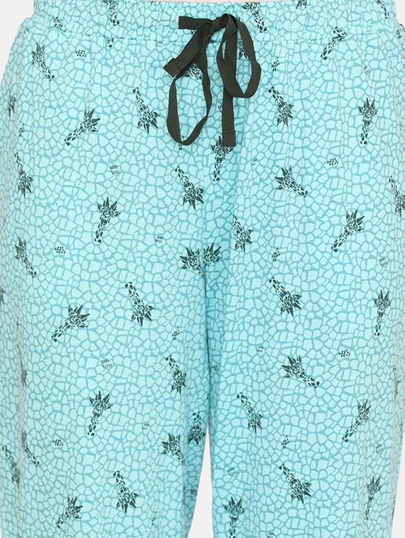 drawstring waist printed pajama - 17457817 - Zoom Image - 5