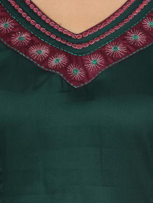 solid flared kurta - 17457896 - Standard Image - 4