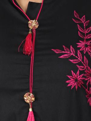 solid flared kurta - 17457901 - Standard Image - 4
