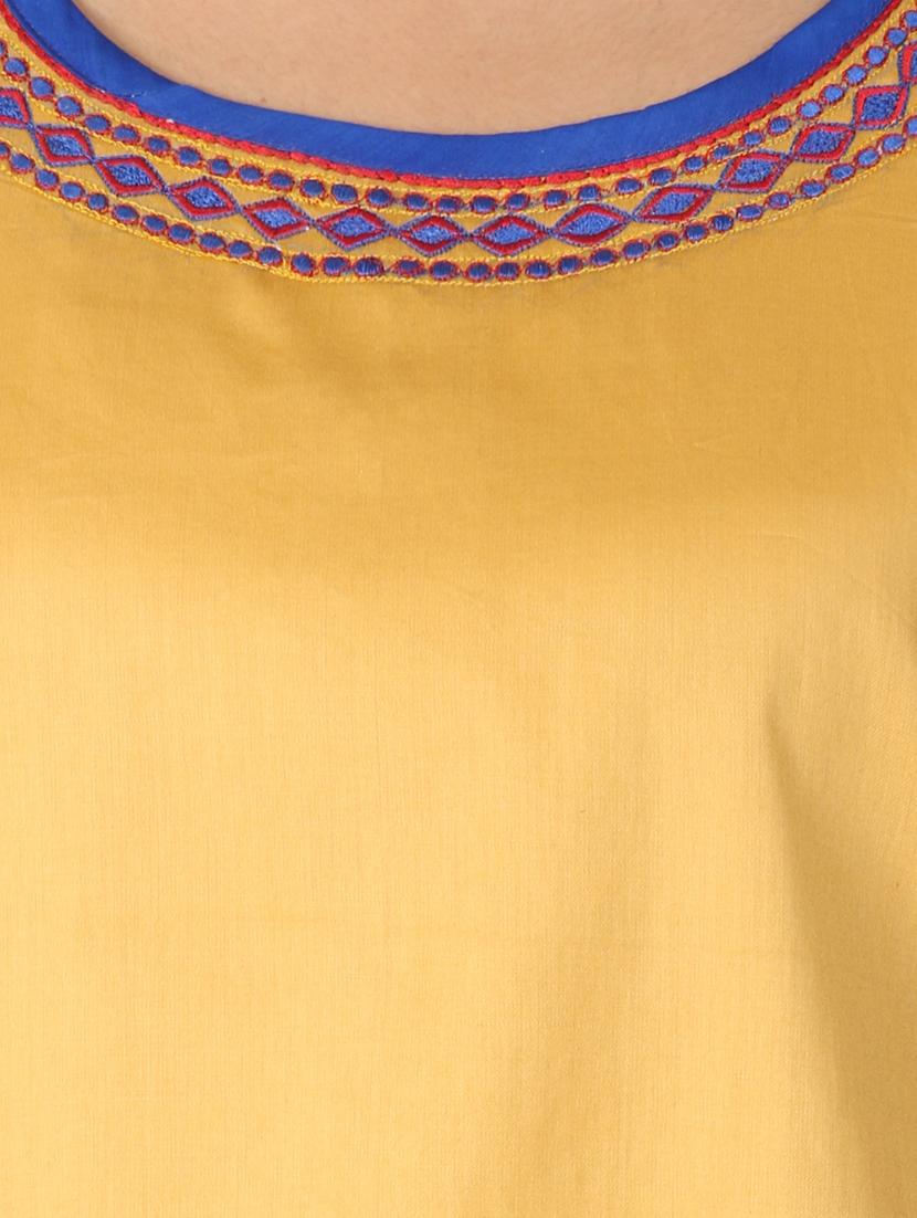 solid layered kurta - 17457902 - Zoom Image - 4