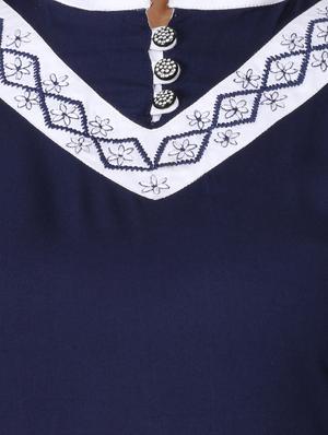 solid flared kurta - 17457904 - Standard Image - 4