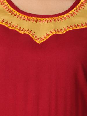 solid flared kurta - 17457905 - Standard Image - 4