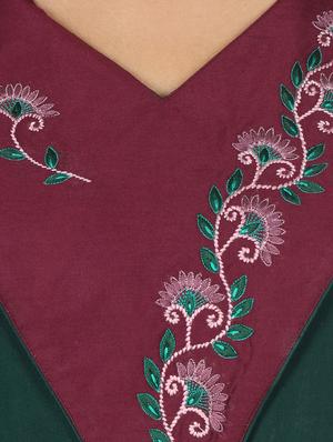 solid flared kurta - 17457908 - Standard Image - 4